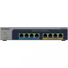 NETGEAR MS108TUP Não gerido L2 2.5G Ethernet (100/1000/2500) Power over Ethernet (PoE) cinzento