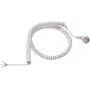 Cabo espiral Bachmann H05VV-F 3G1.5mm² L 1,0m branco AEH/CEE7/7 - fonte de alimentação acessório