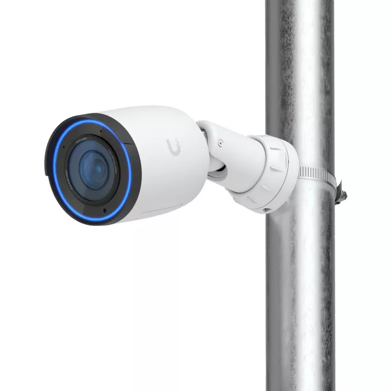 Câmara de vigilância IP UBIQUITI G6 Pro Bullet — 4K (3840×2160), com fios, interior/exterior, CMOS 1/1,2 polegadas, 5,9–13,8 mm, zoom ótico 2,36x, montagem em teto/parede/mastro