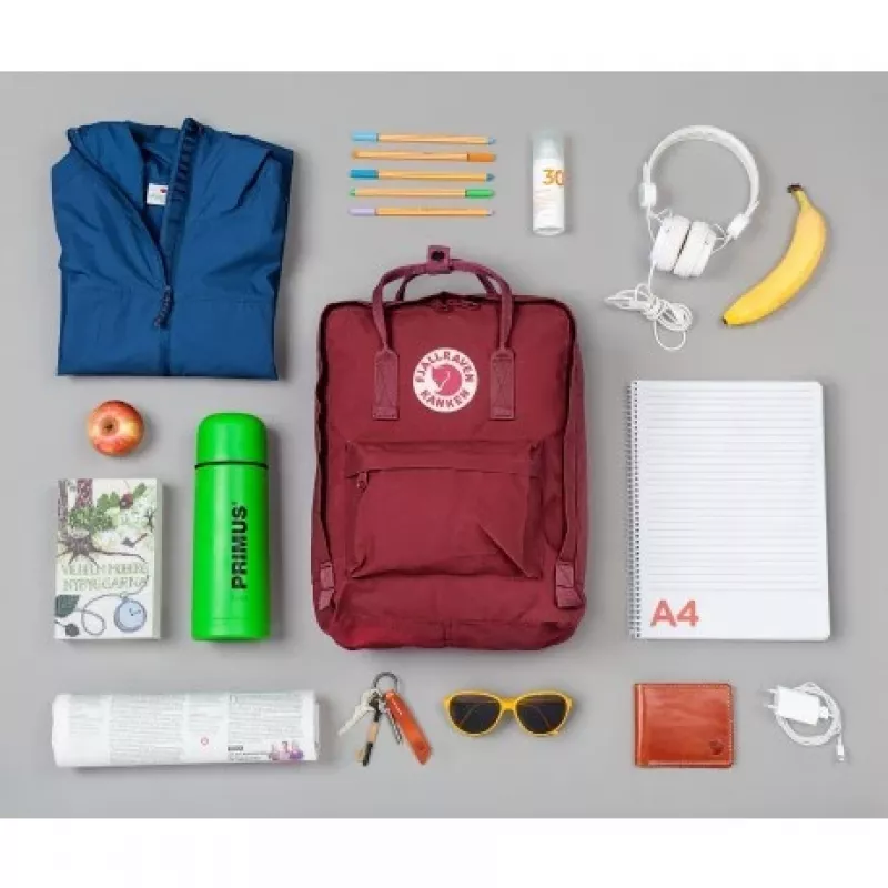 Mochila Fjällräven Kånken Grafite Vinylon Fecho de correr