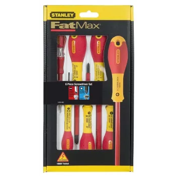 Conjunto de chaves de fenda isoladas Pozidriv Stanley FATMAX 0-65-443