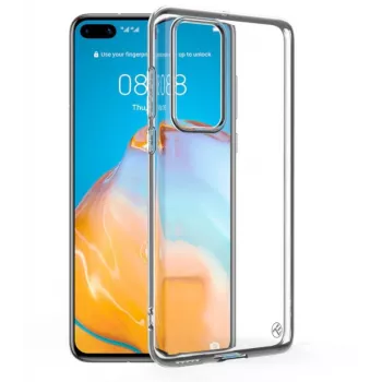 Capa de silicone Tellur para Huawei P40, transparente