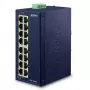 PLANET ISW-1600T Switch de rede Unmanaged Fast Ethernet (10/100) Azul