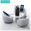 Powerbank usams PB80 PD20W 10000mAh — carregador portátil, preto