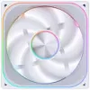 Ventoinha de caixa Jonsbo ZA-140W PWM ARGB 140 mm, branca, Infinity Mirror