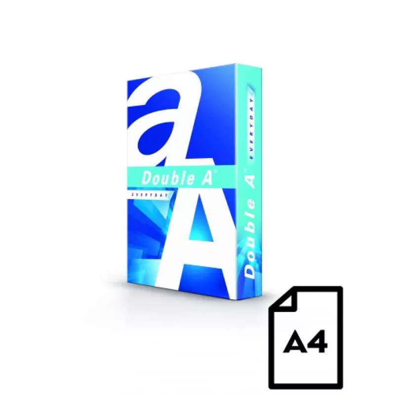 Papel Double A (categoria A), A4, 70g, 500 folhas