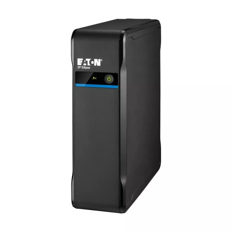 Fonte de alimentação ininterrupta Eaton 3P Ellipse 0,7 kVA (420 W), standby, 4 saídas AC, bateria 7 Ah, torre, preto