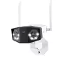 Reolink Duo Série W730 - Câmara WiFi exterior 4K, lente dupla, vista panorâmica de 180°, deteção de pessoas/veículos/animais