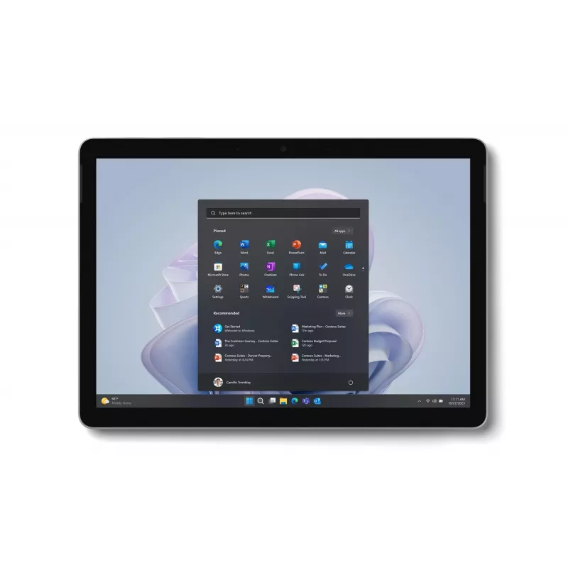 Microsoft Surface Go 4 Intel® N 128 GB 26,7 cm (10,5) 8 GB Wi-Fi 6 (802.11ax) Windows 11 Pro Platina, EU