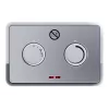 Aquecedor elétrico Steba KH 4 interior prateado, branco 1800 W