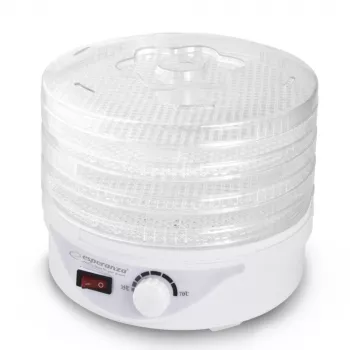 Desidratador de alimentos Esperanza EKD003 transparente, branco 250 W
