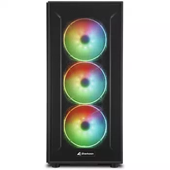 Caixa de PC Sharkoon TG6M RGB Tower preta