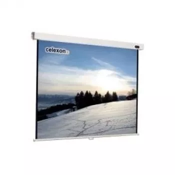 Celexon Professional manual – ecrã – montagem no teto possível, adequado para montagem na parede – 304 cm (120) – 1:1 – branco (1090045)