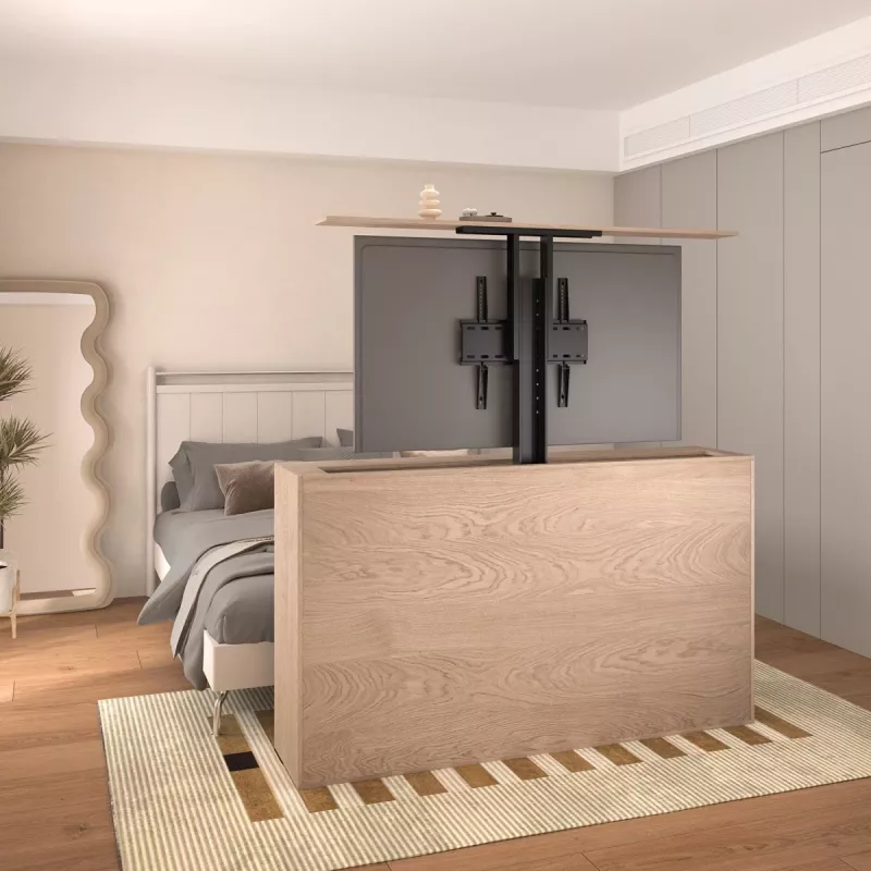 Suporte de teto para TV MACLEAN MC-976 para ecrãs de 32 a 55 polegadas, VESA até 400×400, carga máxima 50 kg
