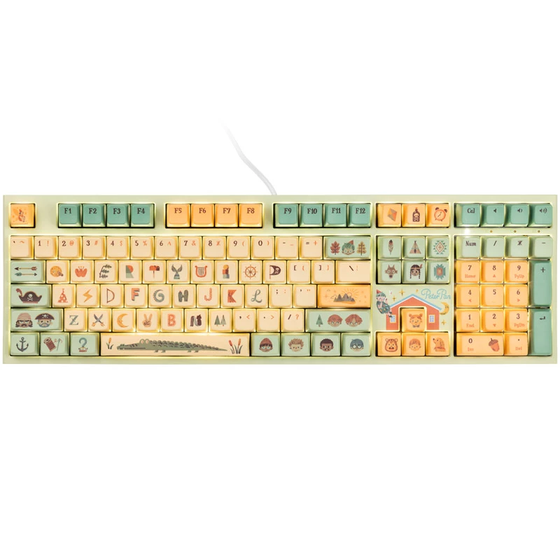 Teclado mecânico gaming Ducky One 2 Pro Varmilo V2 Iris — layout US