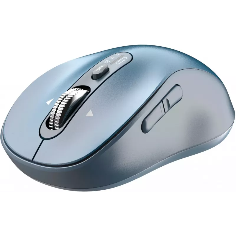 Rato sem fios YENKEE YMS2010BE dual-mode ergonómico, recetor USB 2,4 GHz + Bluetooth 5.1, DPI de 4 níveis 1000–3200, 6 botões