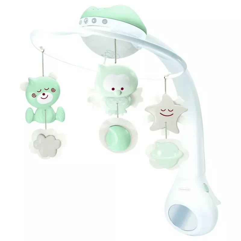 Brinquedo musical B-kids Musix Box 3in1 verde – caixa de música interativa 3 em 1 para bebé com luzes e botões