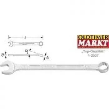Chave de caixa e forqueta Hazet 600N SW 8mm L.130mm Forma A aço especial
