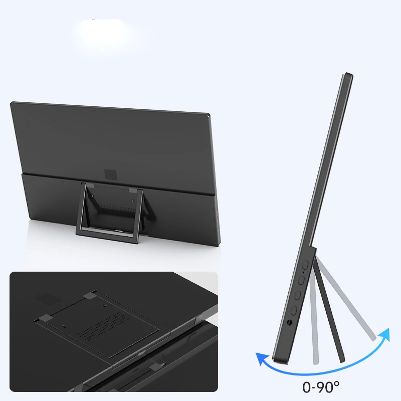 Monitor portátil para portáteis, telefones e consolas Extralink Smart Life 14, USB-C/Micro-HDMI