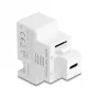 Módulo Keystone DELOCK com porta de carregamento USB‑C PD 20W, branco