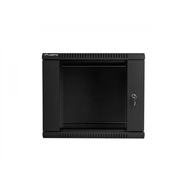 Rack de parede LANBERG 9U (600×450×507 mm) IP20, carga máx. 60 kg, preto