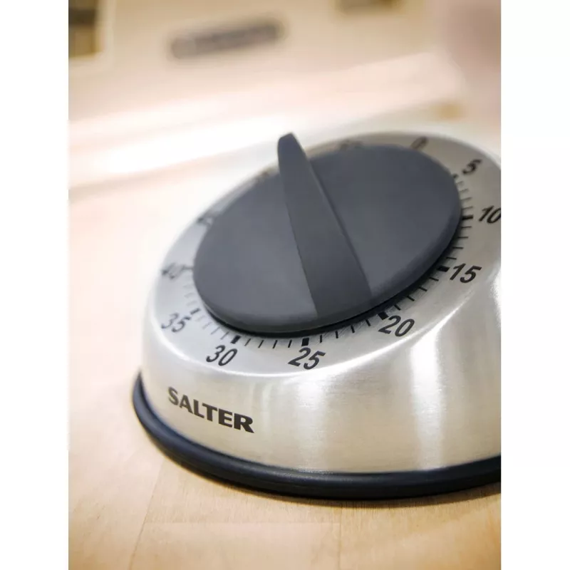Temporizador de cozinha mecânico Salter 338 SSBKXR15