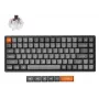 Teclado Keychron K2 Max universal RF sem fios QWERTY inglês preto cinzento 75% mecânico