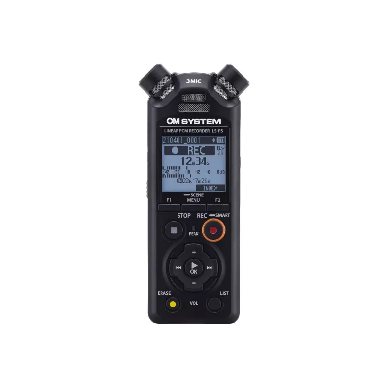OM System (Olympus) LS-P5 V409180BG000 gravador de voz, 16 GB