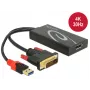 Cabo DVI 24+1 + USB-A/DisplayPort 20p DeLOCK 62596