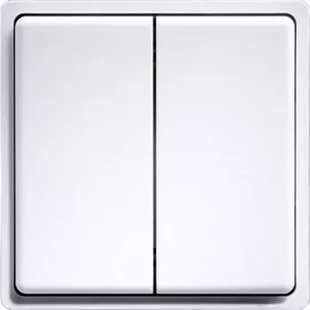 Botão sem fios mini Eltako FMT55/4-rw branco (MPN 30000262)