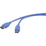Cabo de extensão USB Renkforce 1420709 – ficha USB Type-A para fêmea, USB 3.0, 5V