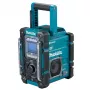 Rádio portátil Makita DMR301 — DAB/DAB+/FM/AM, USB-A, 18V Li-Ion, resistente a salpicos