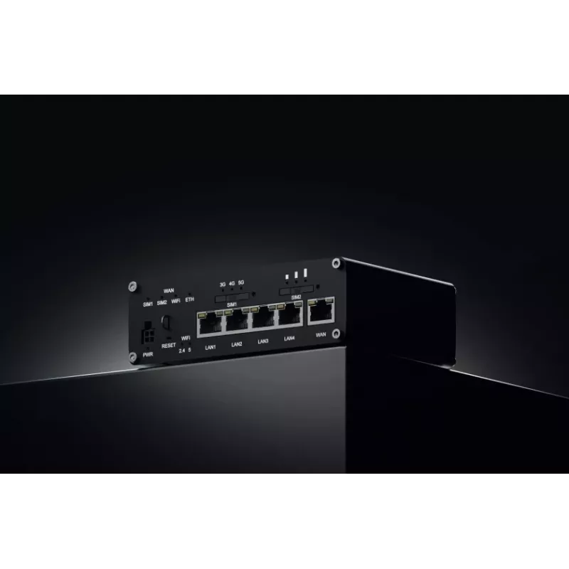 Router Teltonika RUTC50 Wireless Gigabit Ethernet Dual-Band (2,4 GHz / 5 GHz) 5G preto