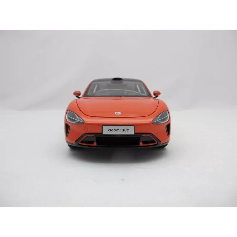 Modelo de carro em ferro fundido Xiaomi SU7 escala 1:18, pré-montado, B278×T108×H81,5 mm