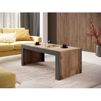 Banco/mesa Cama MILA 120x60x50 carvalho wotan + antracite