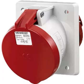 MENNEKES Elektrotechnik GmbH & Co. KG 1155A tomada vermelho - branco (1155A)