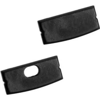 Tampas terminais para perfil em U 20 mm EUROLITE 51210971 preto