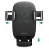 Suporte de carregamento sem fios para automóvel Aukey HD-C52 — suporte de automóvel compatível com Qi com ângulo ajustável e função de carregamento sem fios