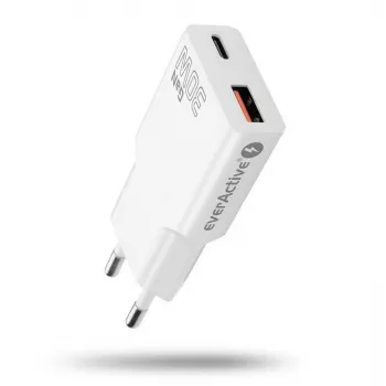 Carregador de parede USB universal everActive SC-380Q Super slim QC 3.0 – Quick Charge 3.0, design compacto