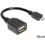 Cabo USB Micro-USB B para USB A DELOCK 83293 0,18 m