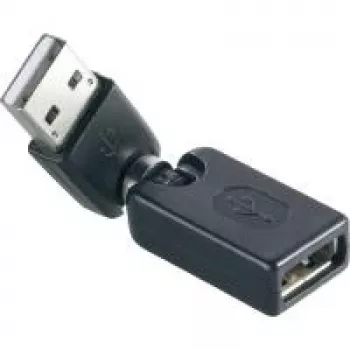 Adaptador USB 2.0 Renkforce 28833C15A — 1x conector macho A para 1x conector fêmea A, contactos dourados