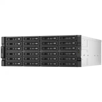QNAP - TL-R2400PES-RP - conjunto de discos - 24 baías (SATA-600 / SAS-3) SAS 12Gb/s (externo) montável em rack 3U