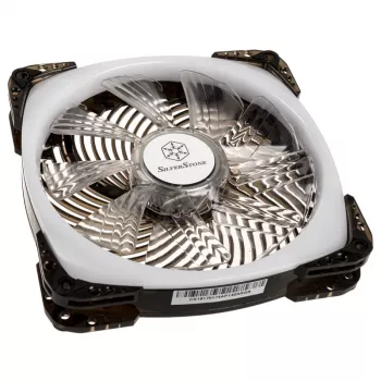 Ventoinha para caixa SilverStone SST-AP124-ARGB 120mm ARGB - preta