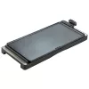Grelhador de contacto Jata JEGR1245 — 2200 W, botão rotativo, retangular 655×255 mm, preto/prateado