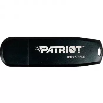 Pen USB PATRIOT 32 GB USB Type-A 3.2 Gen 1 preto, 80 MB/s, porta-chaves