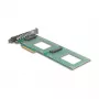 DeLOCK 90151 adaptador U.2 interno PCIe com indicadores LED