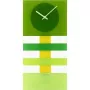 NeXtime Relógio de parede 2855gn Bold Stripes, 19 x 38 cm, parede, verde
