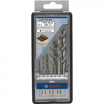 Conjunto de brocas de ponta Brad Point Bosch 2607019923