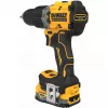 DeWALT DCD805E2T-QW berbequim de percussão a bateria, 18 V, 2x POWERSTACK Li-Ion 1,7 Ah, 90 Nm, 2000 rpm, 34.000 impactos/min, bucha de aperto rápido, mala T STAK, 1,34 kg, amarelo/preto
