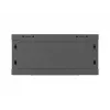 Armário de rack 19 polegadas para montagem na parede LANBERG 4U 600x450 mm preto com porta metálica